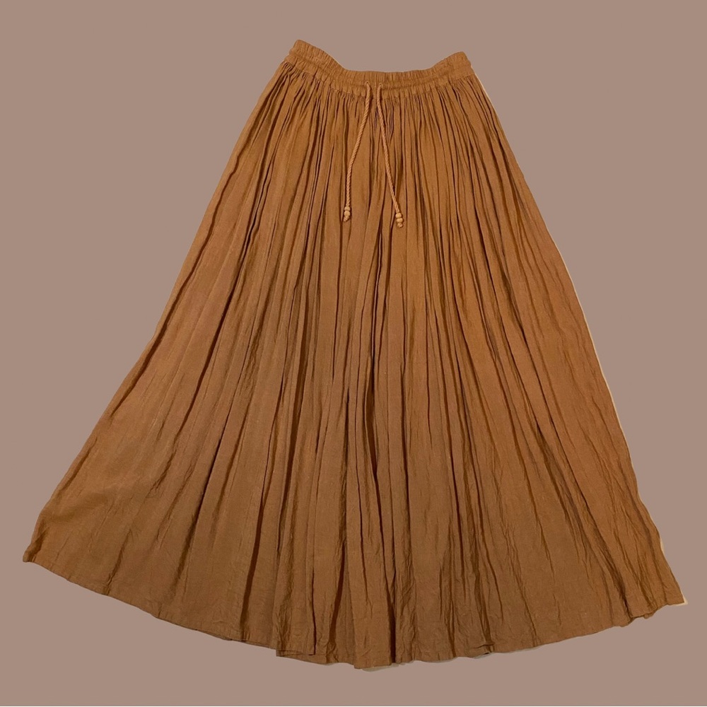 Pleated Maxi